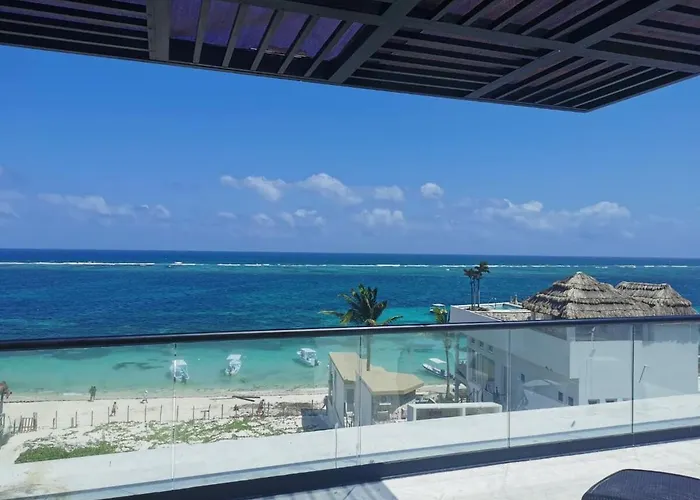 Amazing New Comfy Steps From The Appartement Puerto Morelos