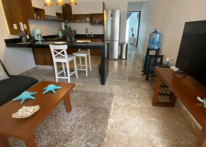 Amazing New Comfy Steps From The Appartement Puerto Morelos